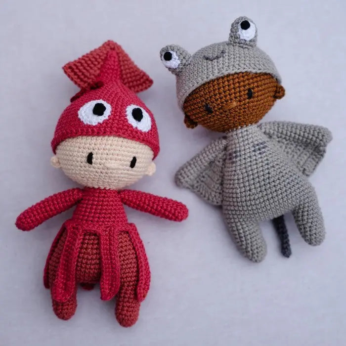 Crochet Squid and Stingray Friends TrendyToy