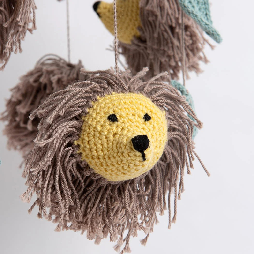 Crochet  Lion & Snake Baby Mobile TrendyToy