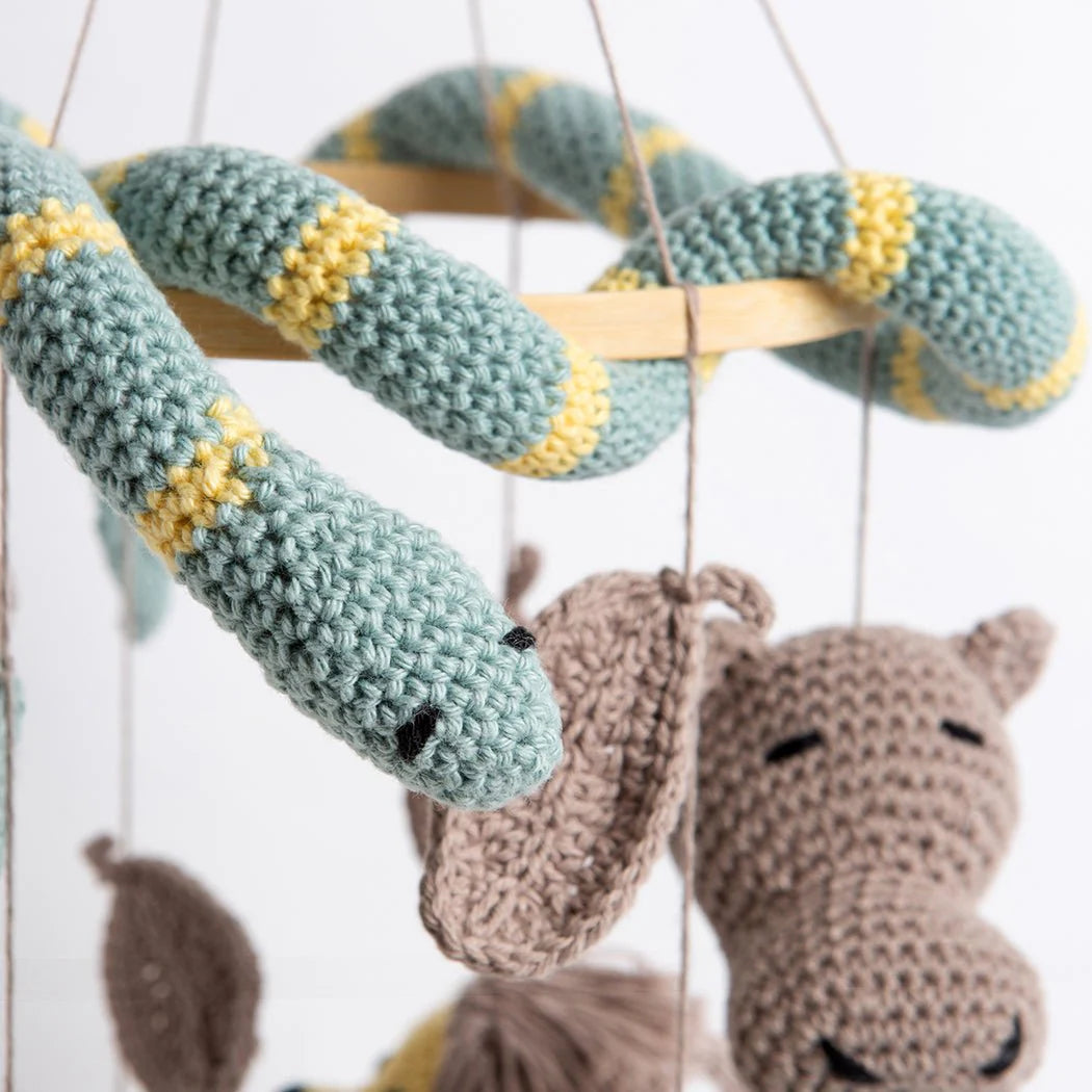 Crochet  Lion & Snake Baby Mobile TrendyToy