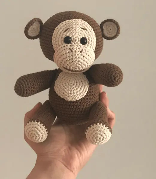 Crochet Cute Monkey Toy - Joy Gift London