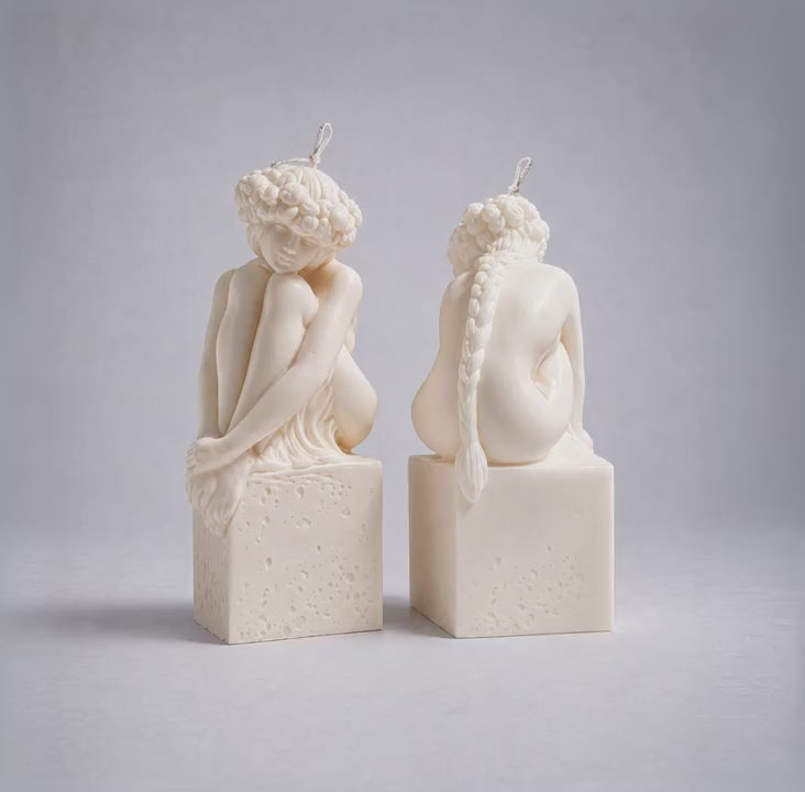 Flora Maiden Sculptural Candle