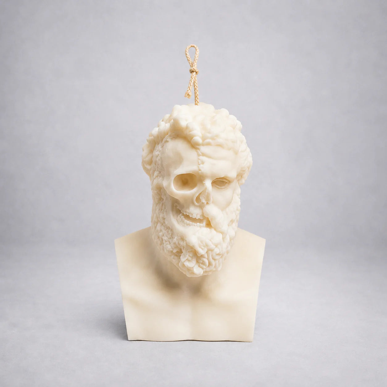 Gilded Medusa – Handmade Sculptural Candle