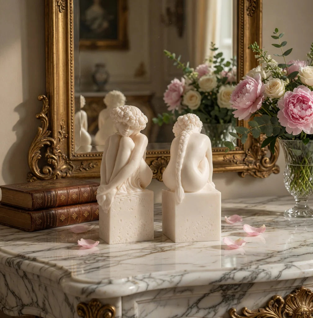 Flora Maiden Sculptural Candle