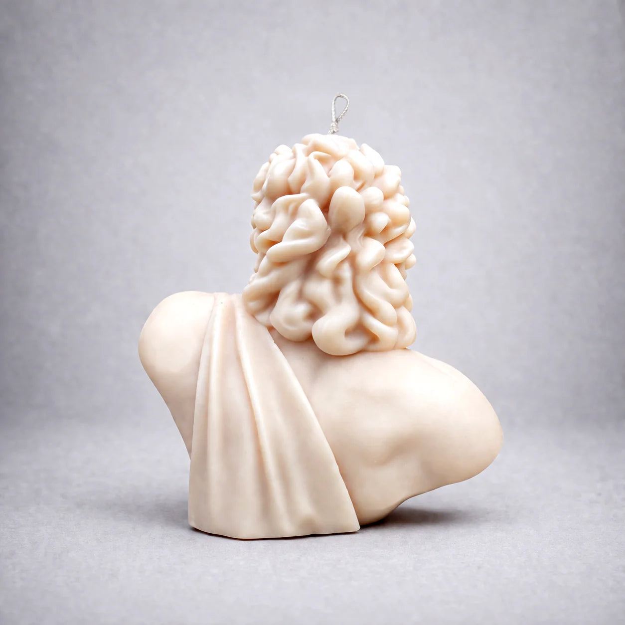 Zeus Bust Candle – Ivory Classical Sculpture Candle