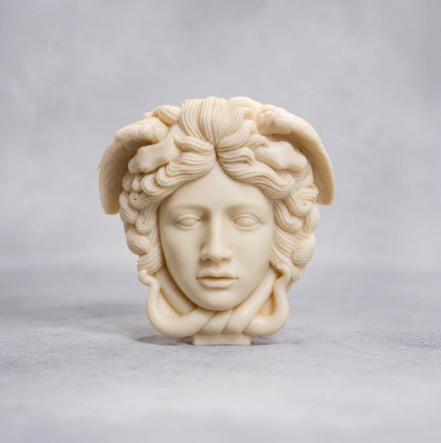 Medusa Goddess Bust, Large Soy Wax Sculptural Candle