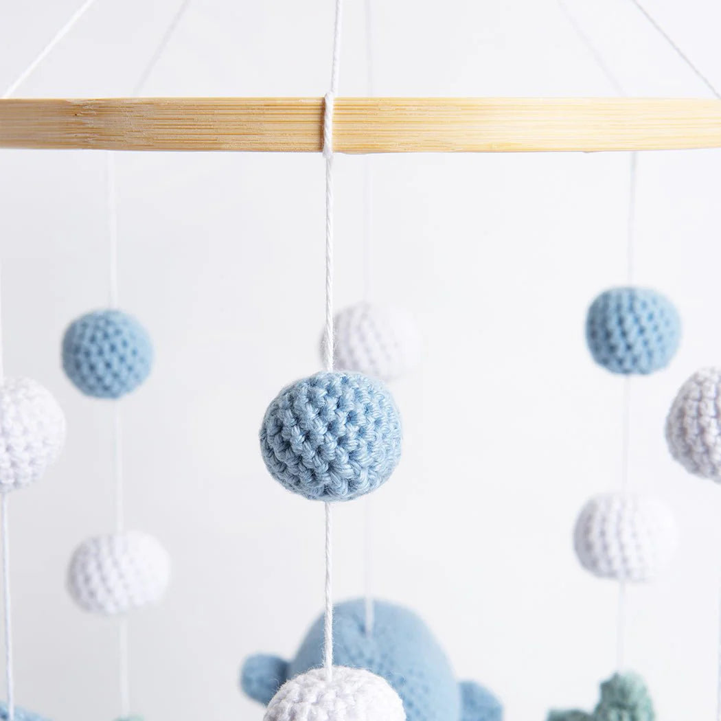 Crochet Starfish and Whale Baby Mobile TrendyToy