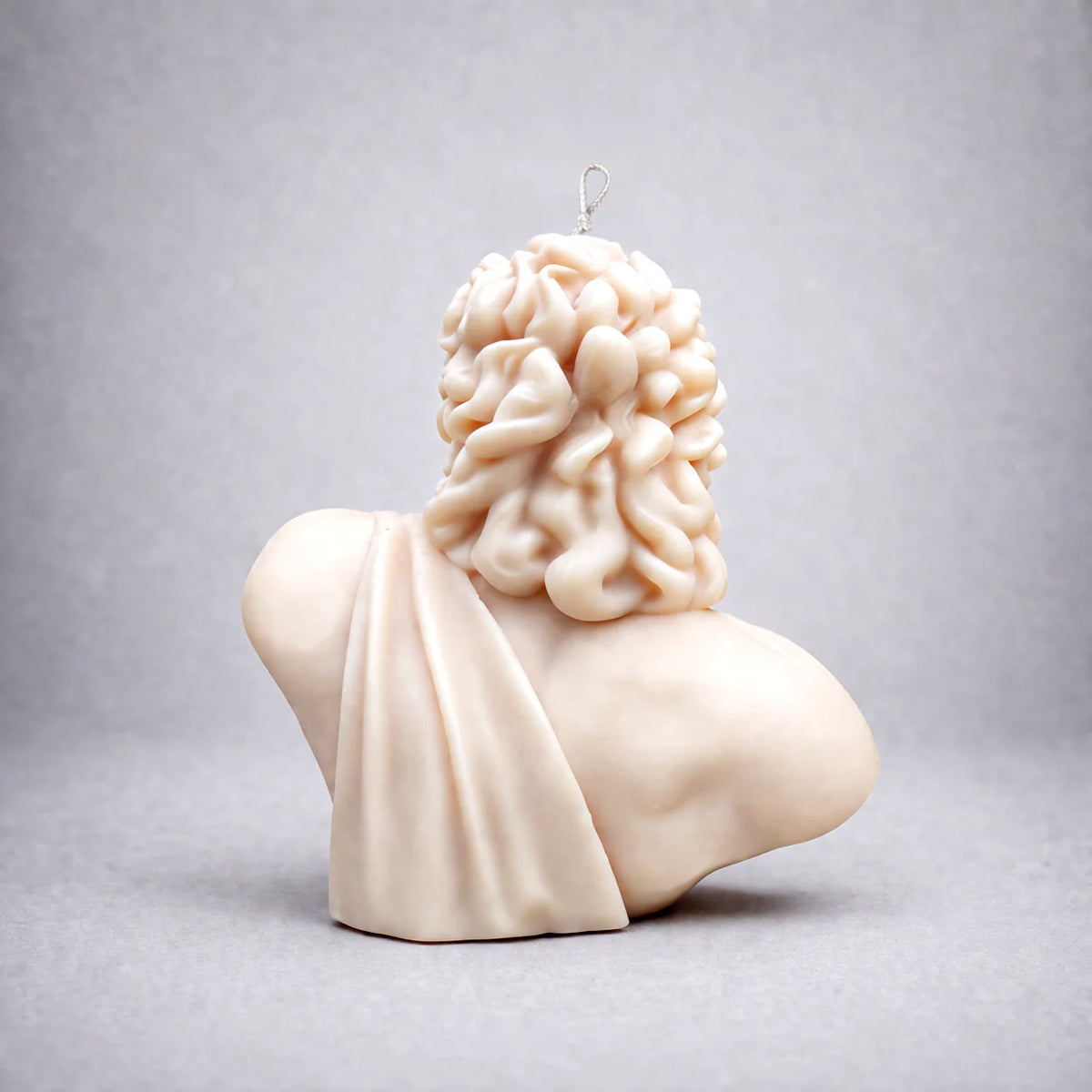 Zeus Bust Candle – Ivory Classical Sculpture Candle Joy Gift London