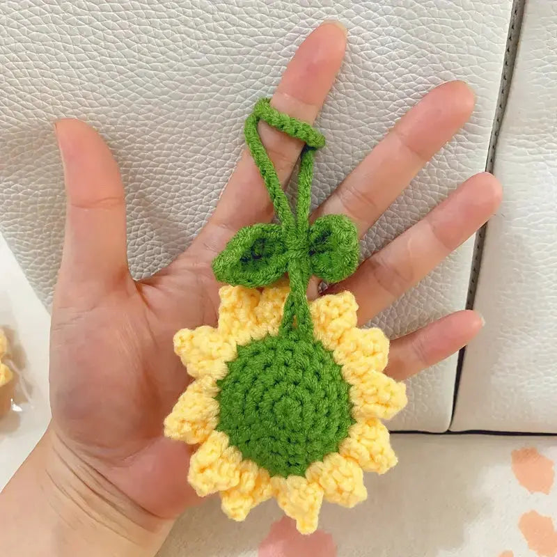 1pc Crochet Sunflower Joy Gift London