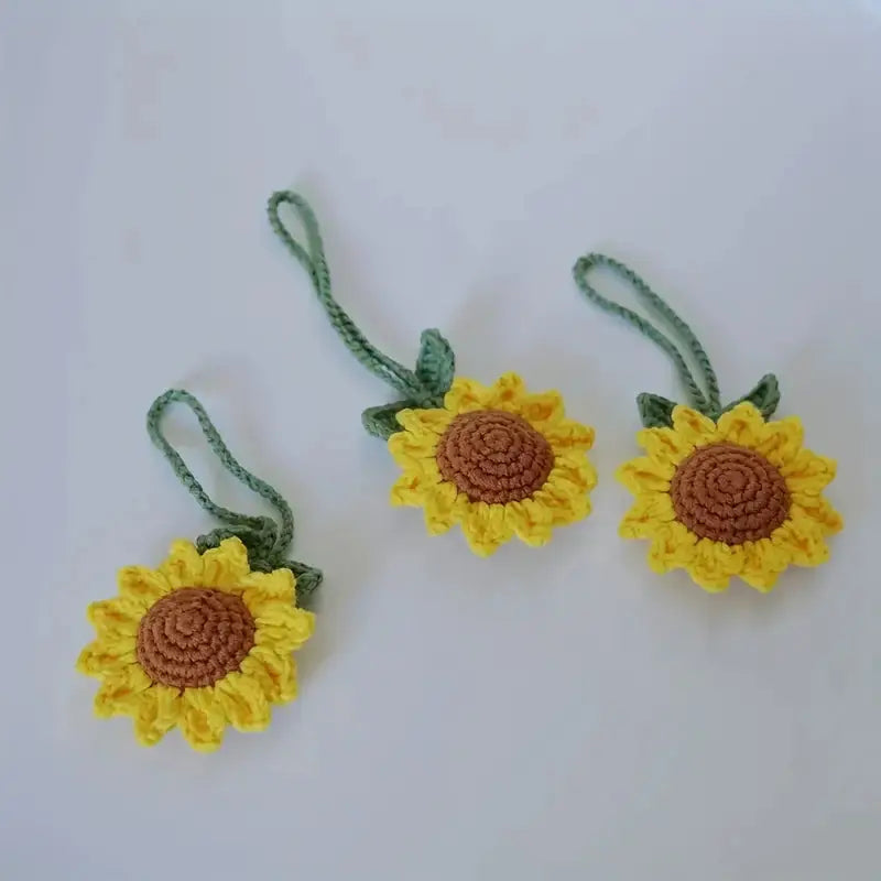 1pc Crochet Sunflower Joy Gift London