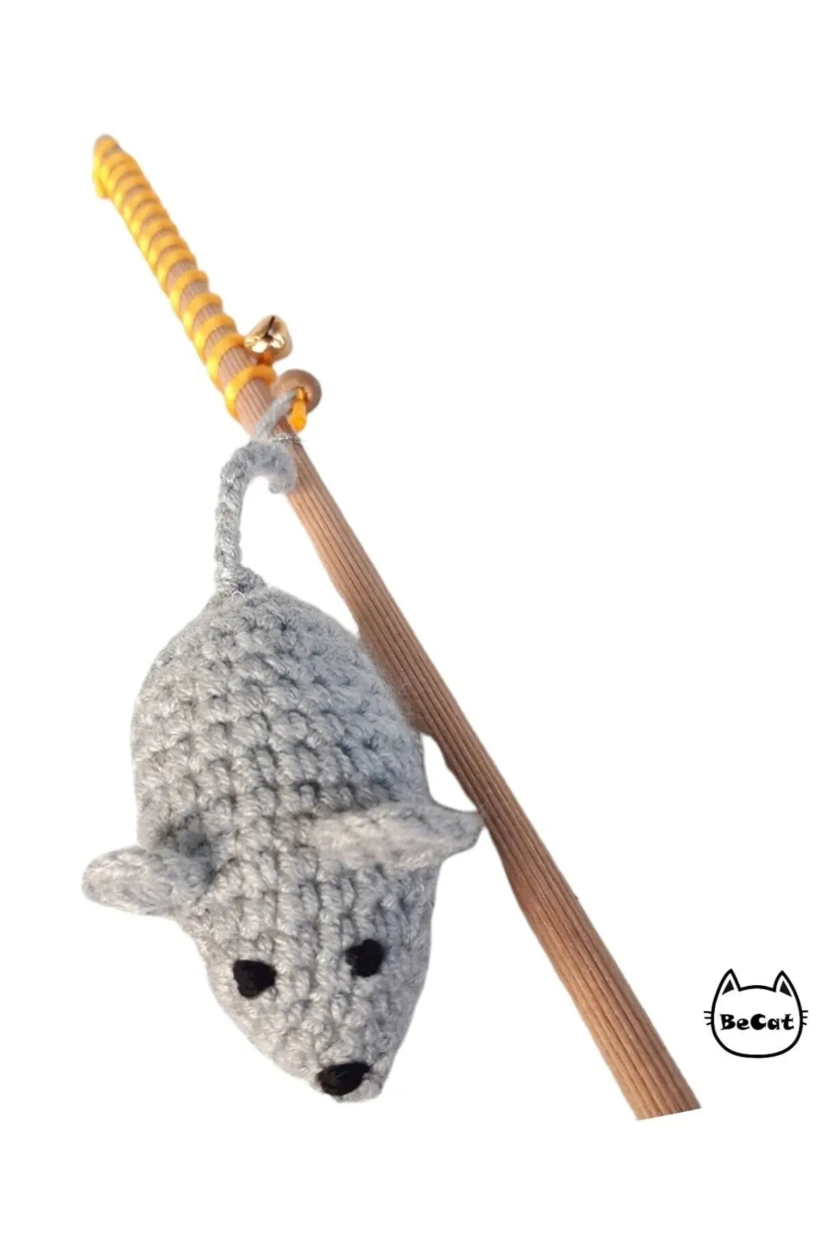 Catnip Crochet Mouse Teaser Toy | Crochet | Cat Toys, Pet Supplies | Joy Gift London Limited