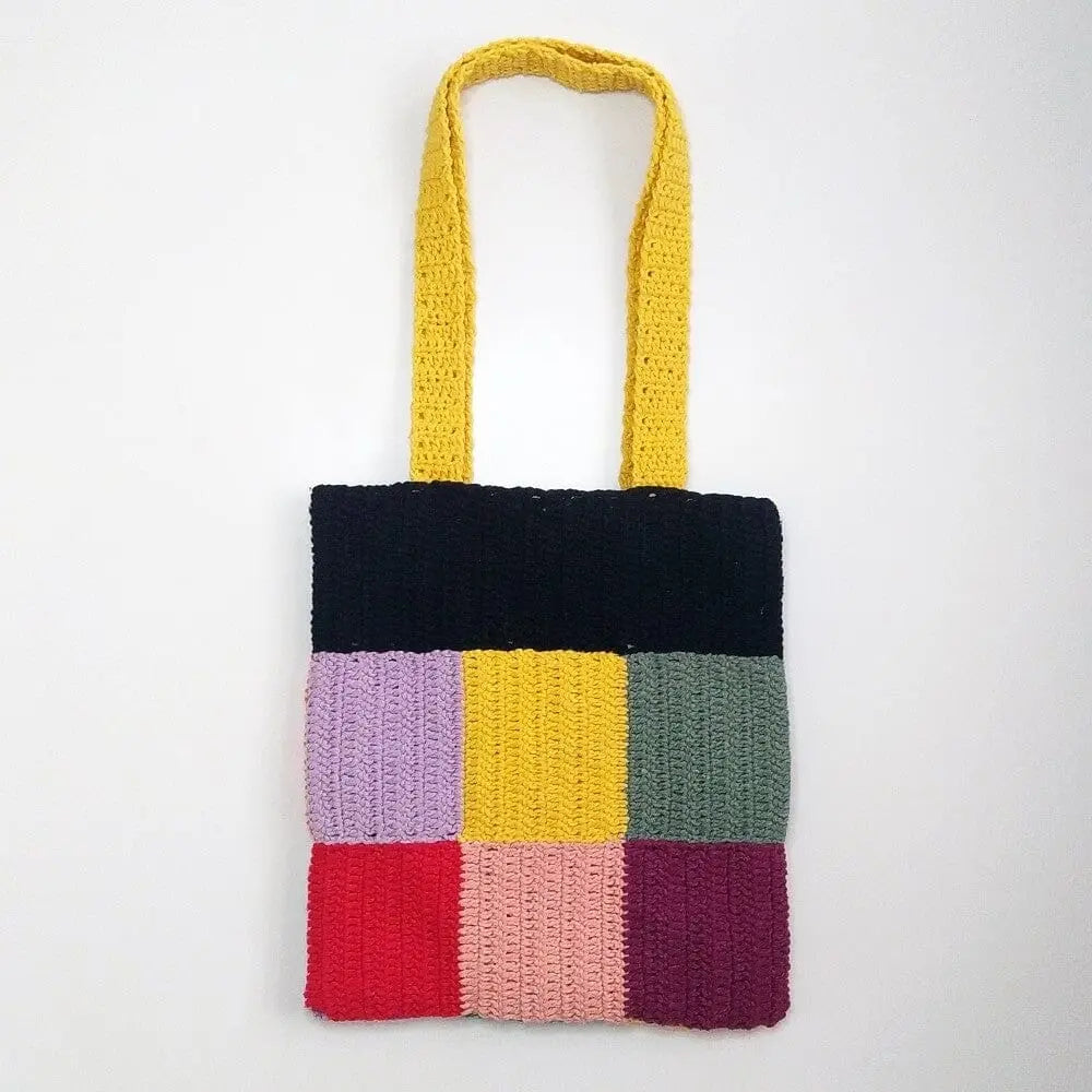 Colourful Crochet Shoulder Bag Joy Gift London