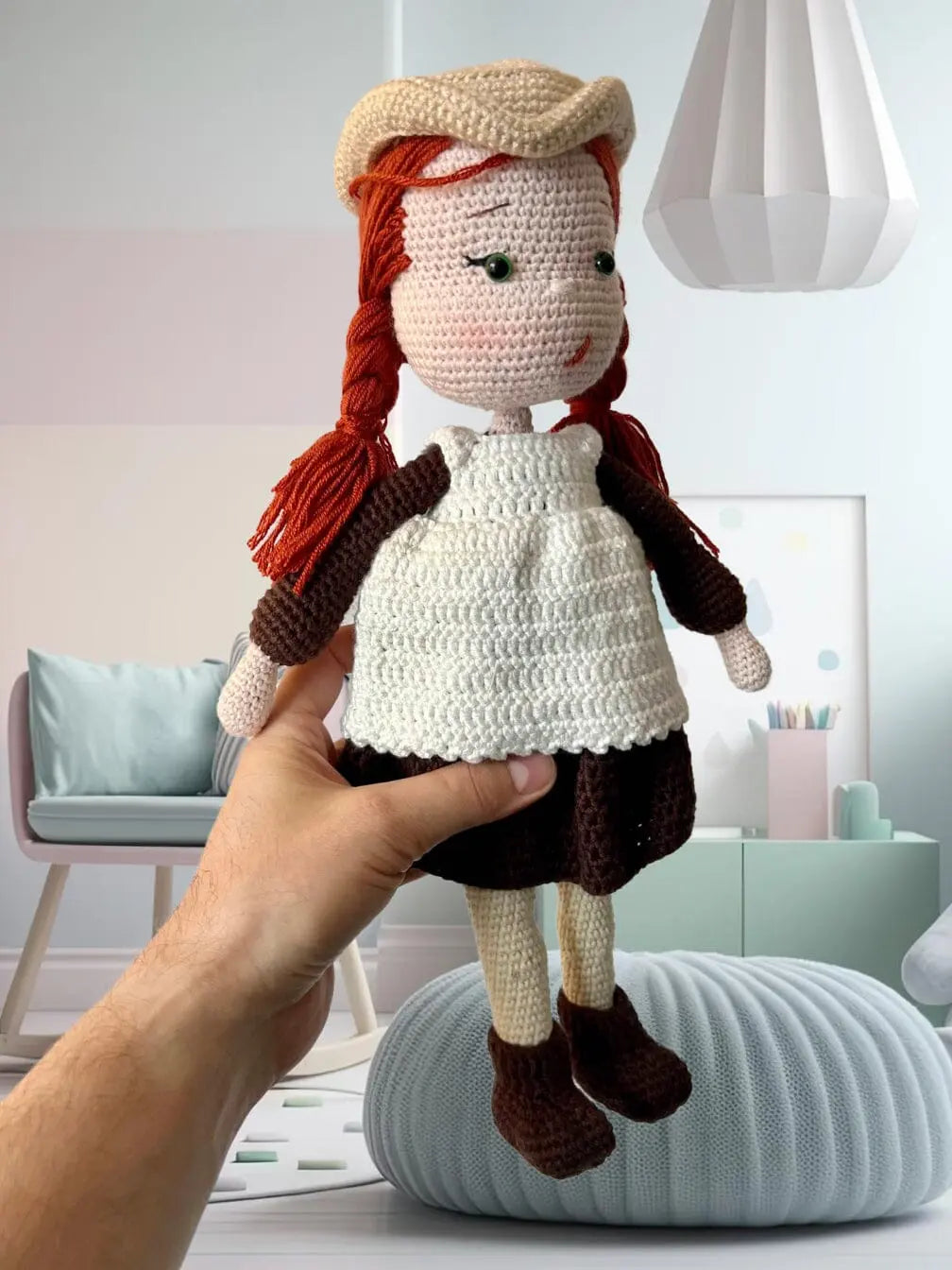 Crochet Anne Shirley Doll Toy Crochet Joy Gift London Limited 