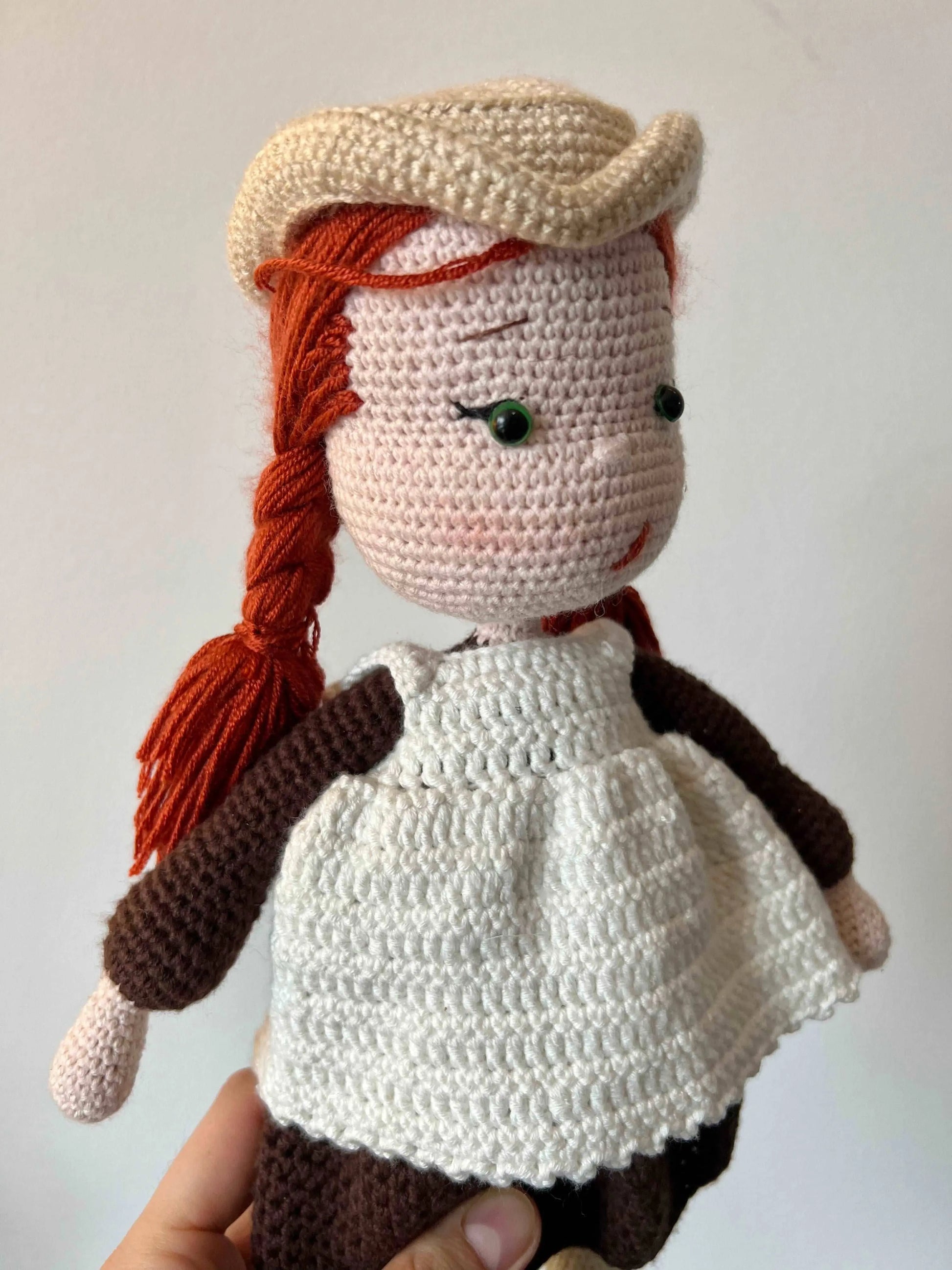 Crochet Anne Shirley Doll Toy Joy Gift London