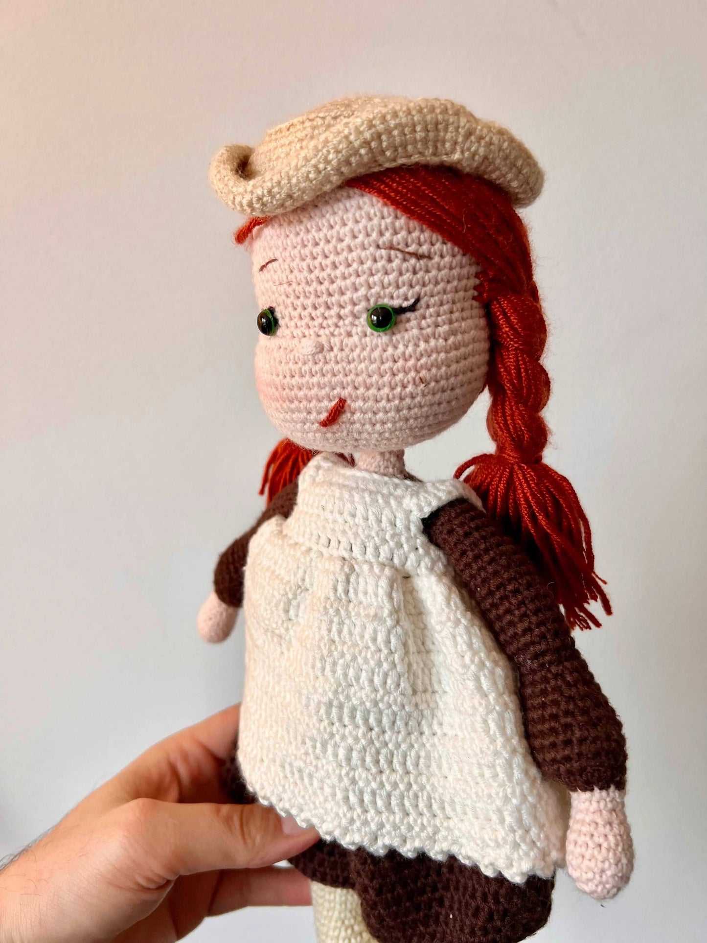 Crochet Anne Shirley Doll Toy Joy Gift London