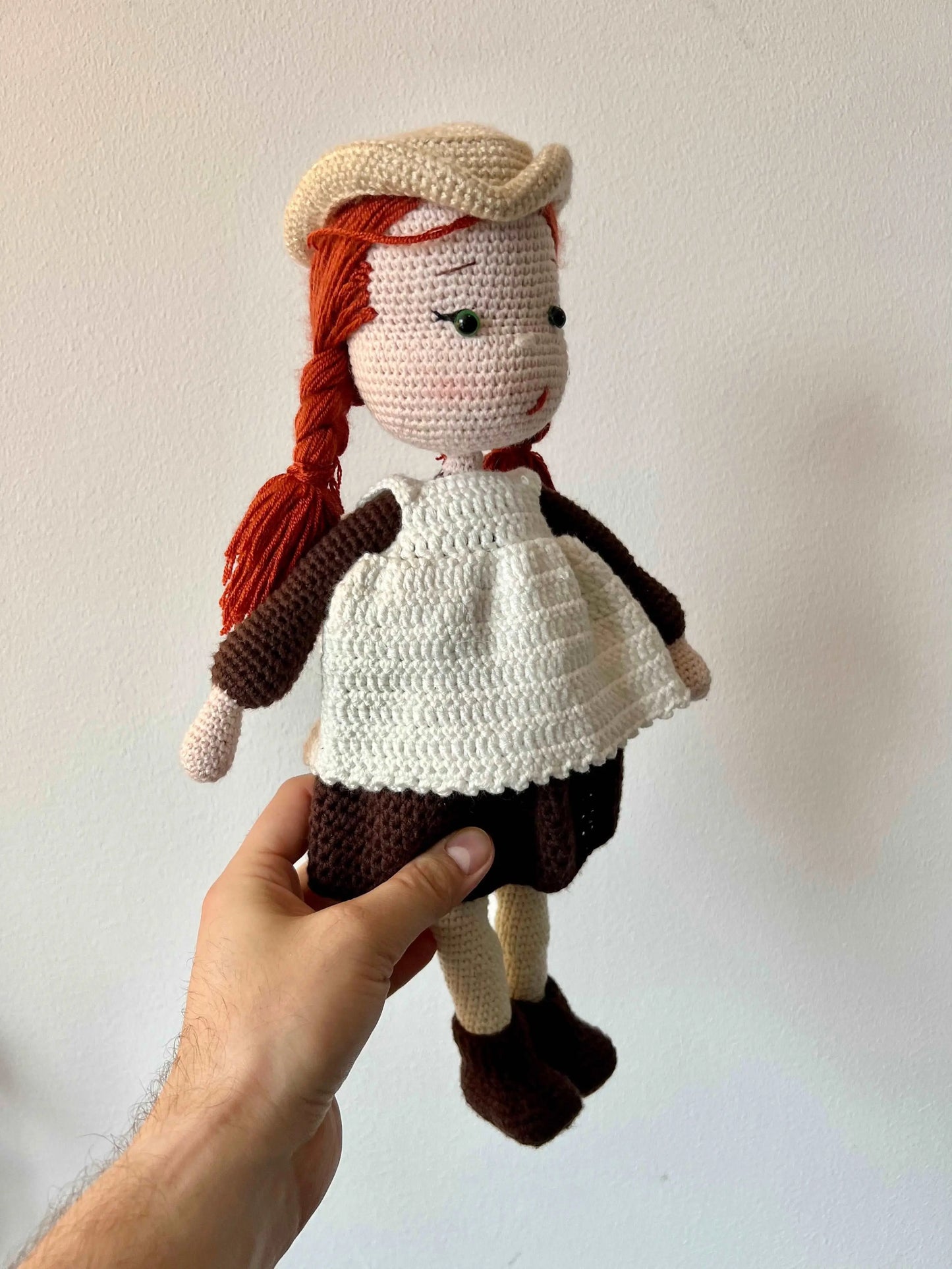 Crochet Anne Shirley Doll Toy Joy Gift London