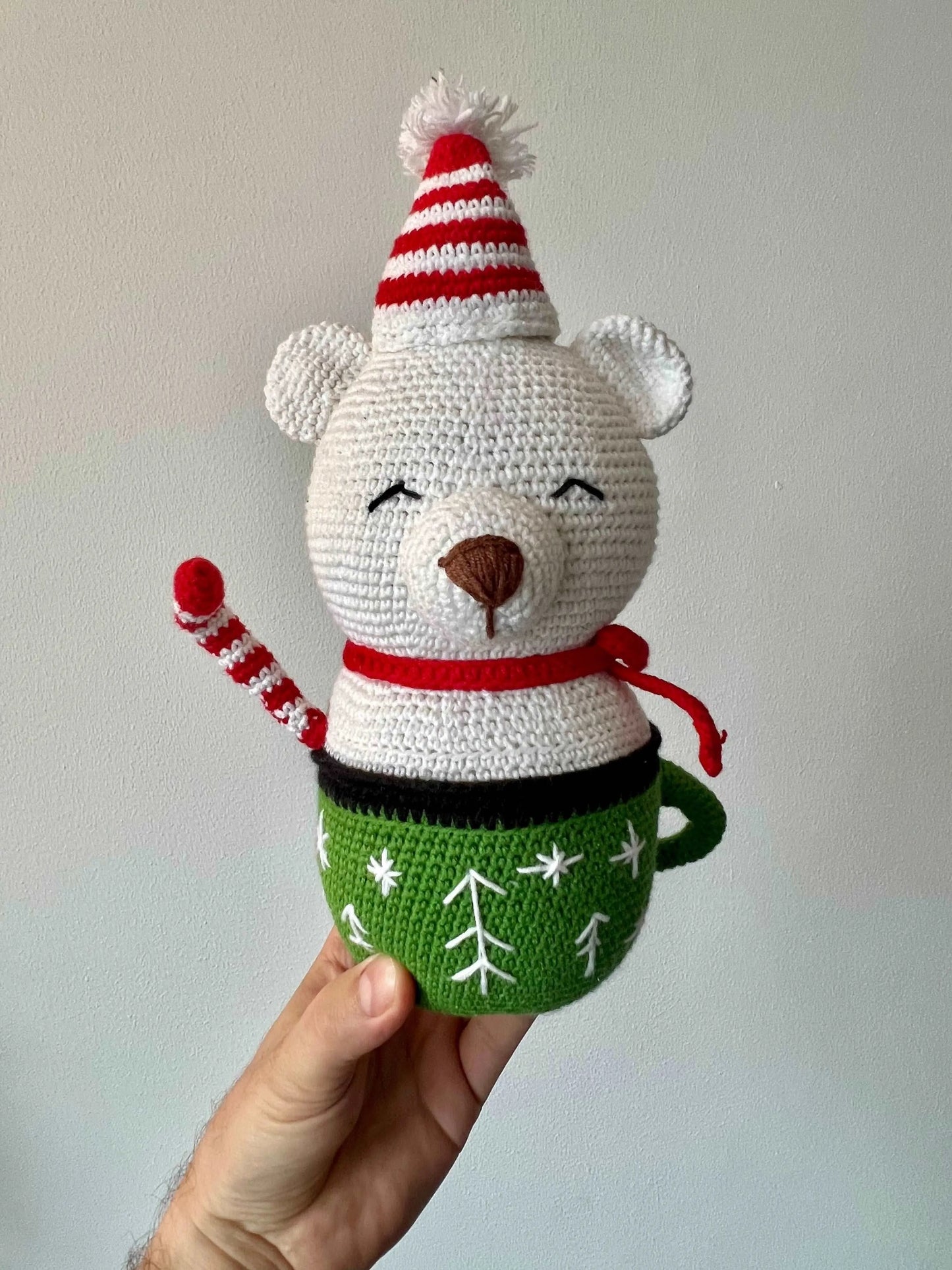 Crochet Bear inside Cup | Crochet | Crochet Animals, Crochet Toys | Joy Gift London Limited