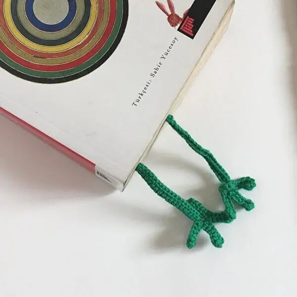 Crochet Bookmark Cute Frog Joy Gift London