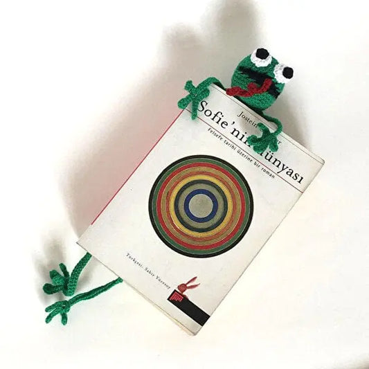 Crochet Bookmark Cute Frog Joy Gift London