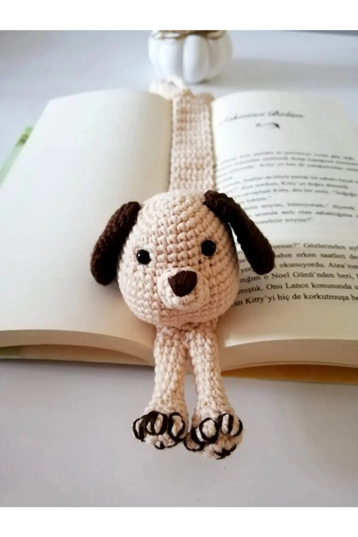 Crochet Bookmark Dog Joy Gift London