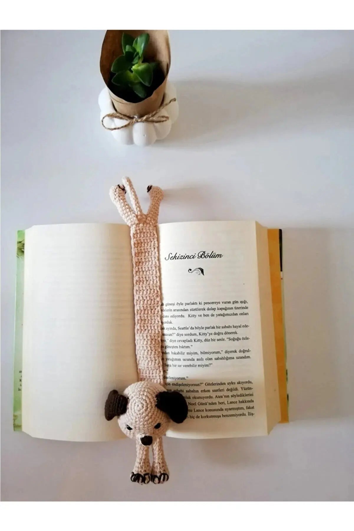 Crochet Bookmark Dog Joy Gift London