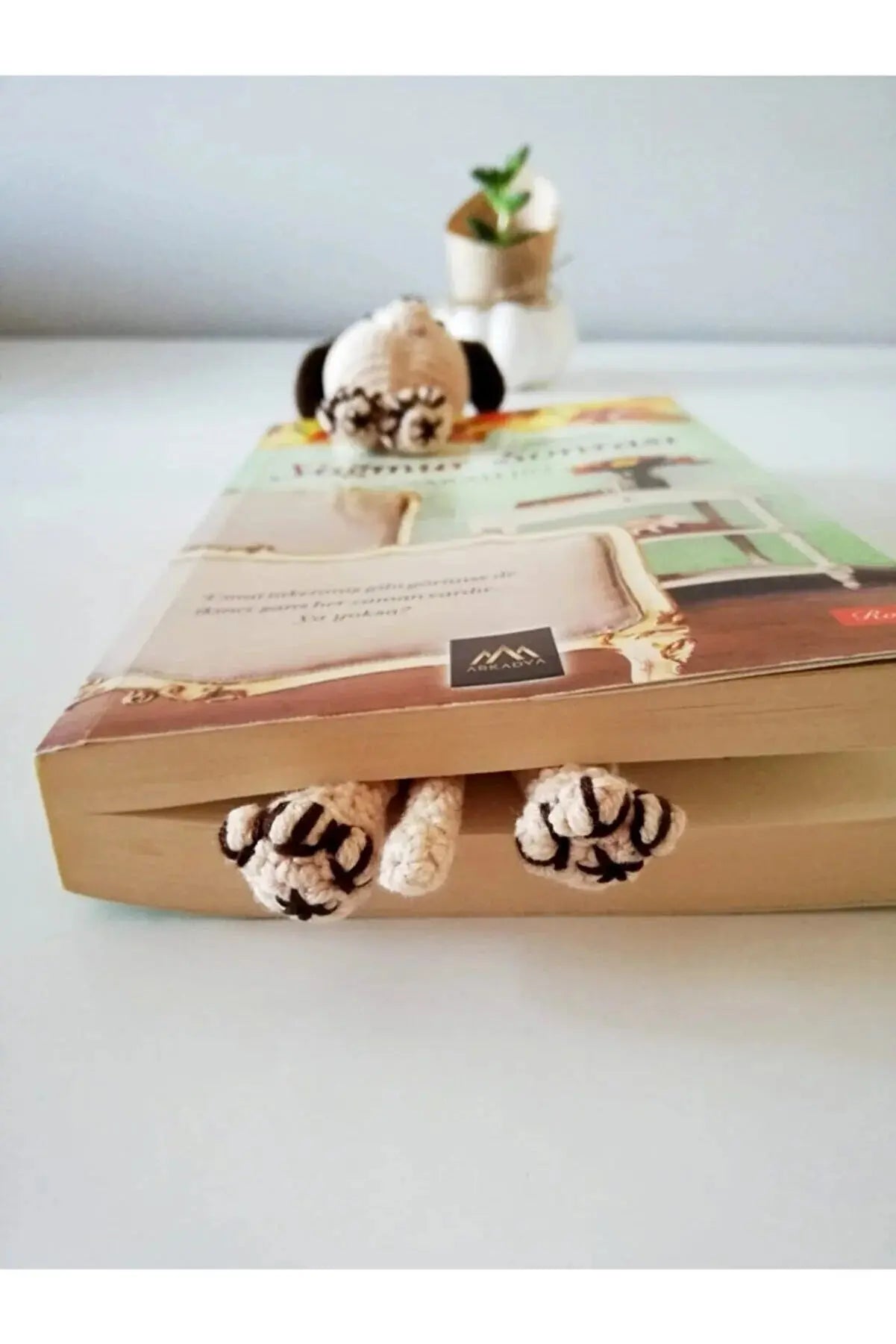 Crochet Bookmark Dog Joy Gift London