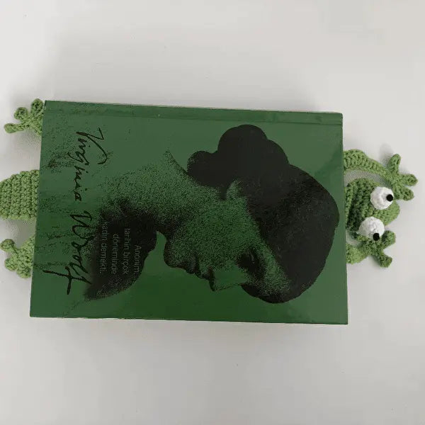 Crochet Bookmark Frog Joy Gift London