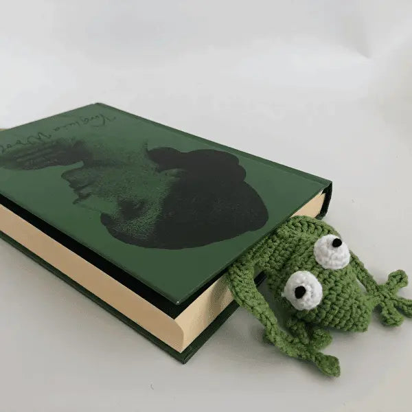 Crochet Bookmark Frog Joy Gift London