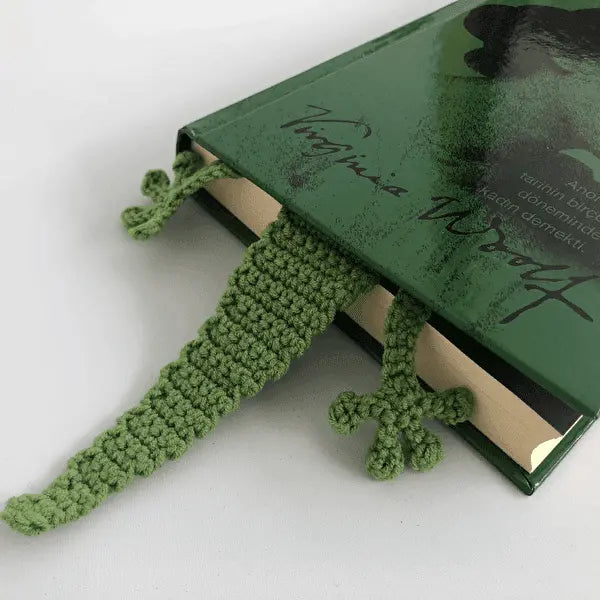 Crochet Bookmark Frog Joy Gift London