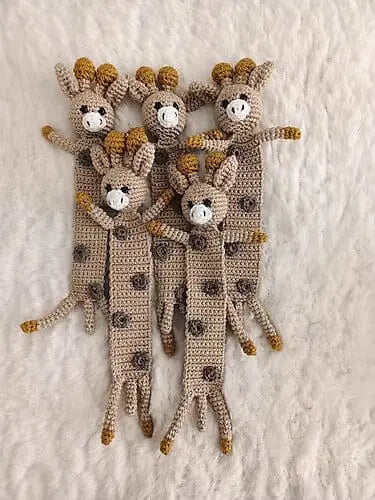 Crochet Bookmark Giraffe Joy Gift London