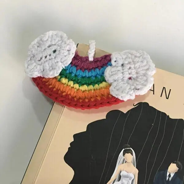 Crochet Bookmark Rainbow Lgbt+ Pride Joy Gift London