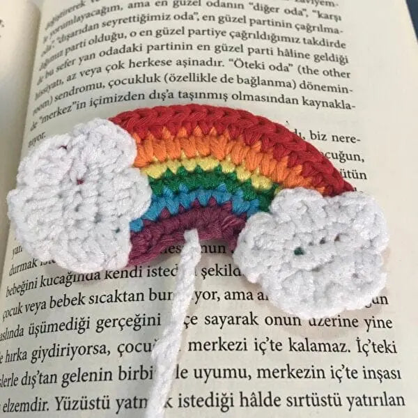 Crochet Bookmark Rainbow Lgbt+ Pride Joy Gift London