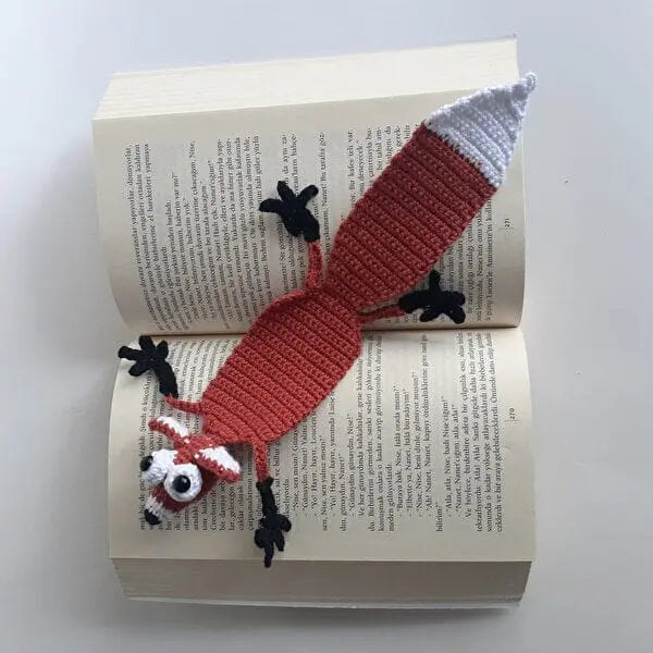 Crochet Bookmark Scrat the Squirrel Rat Ice Age Joy Gift London