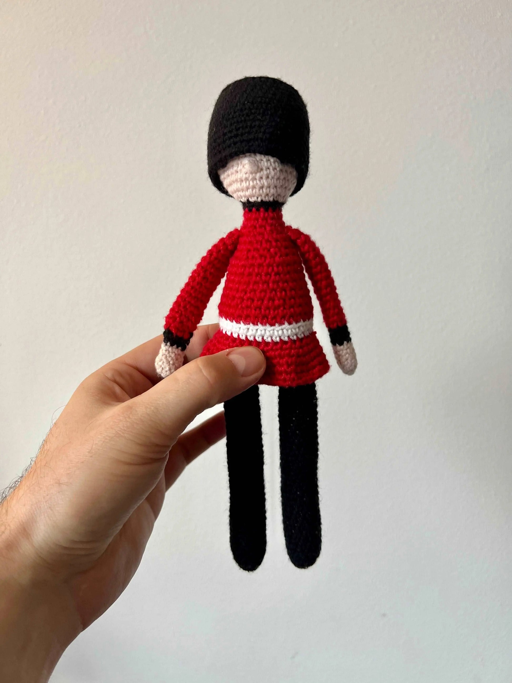 Crochet British Toy Soldier Joy Gift London