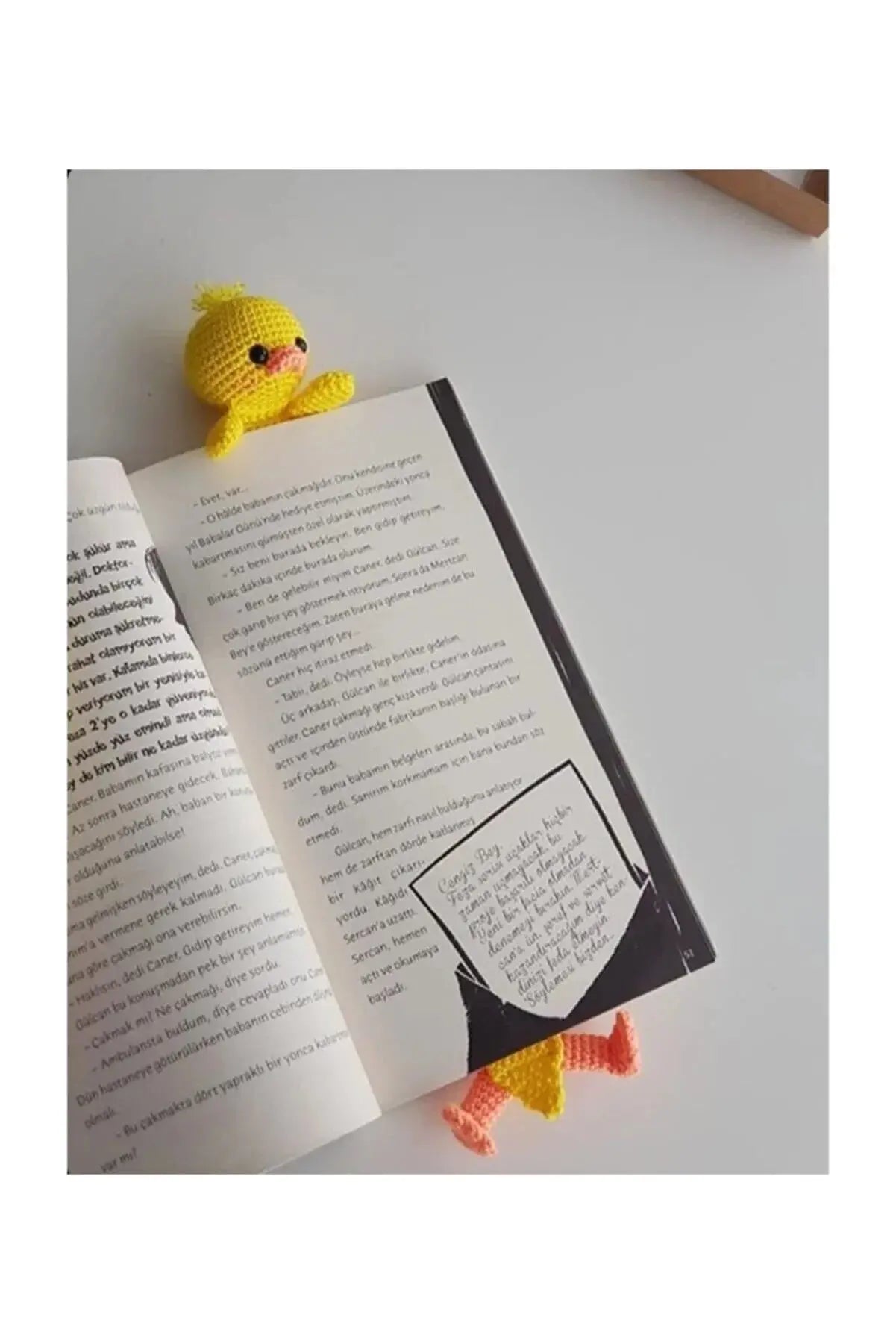 Crochet Chick Bookmark Joy Gift London