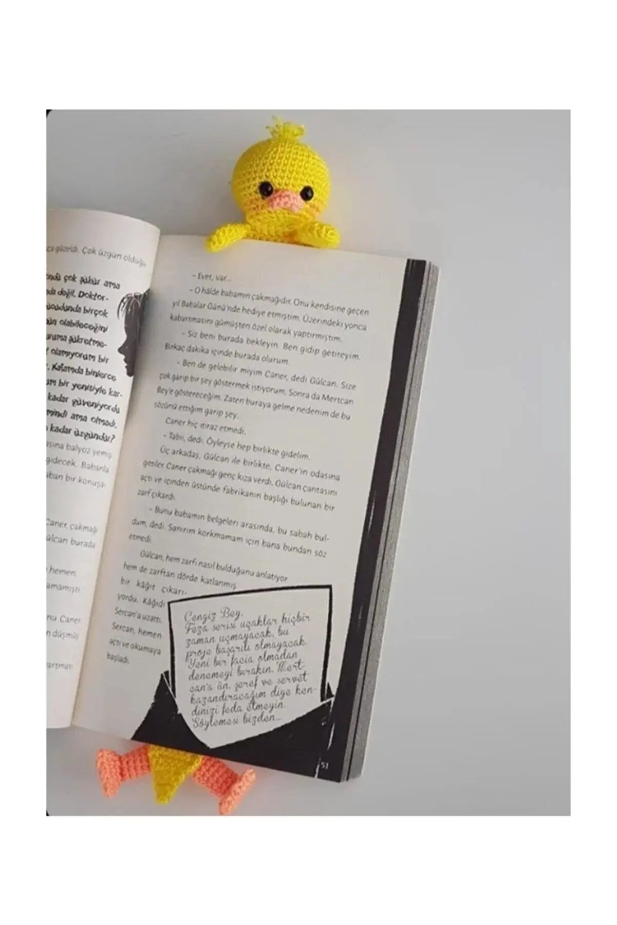 Crochet Chick Bookmark Joy Gift London