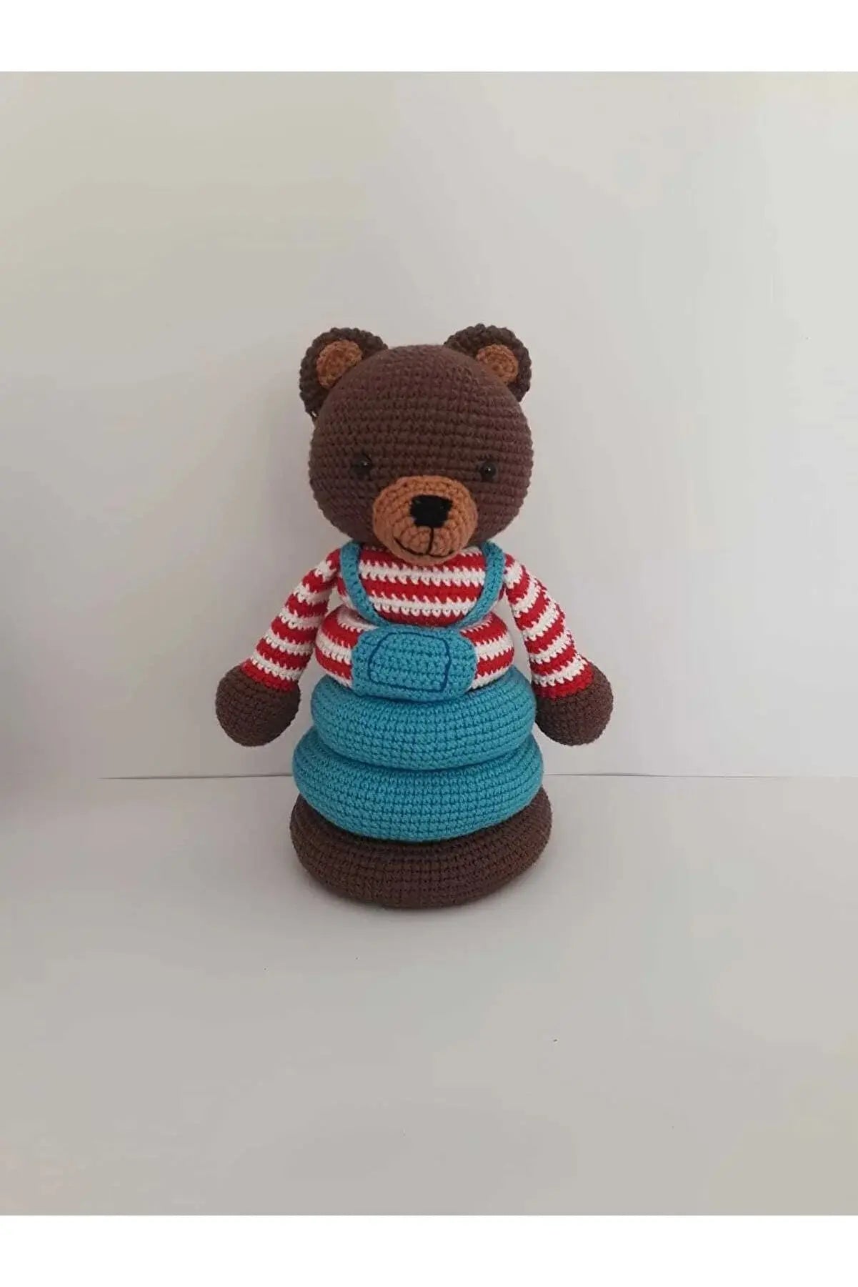 Crochet Cute Bear Stacking Toy Joy Gift London