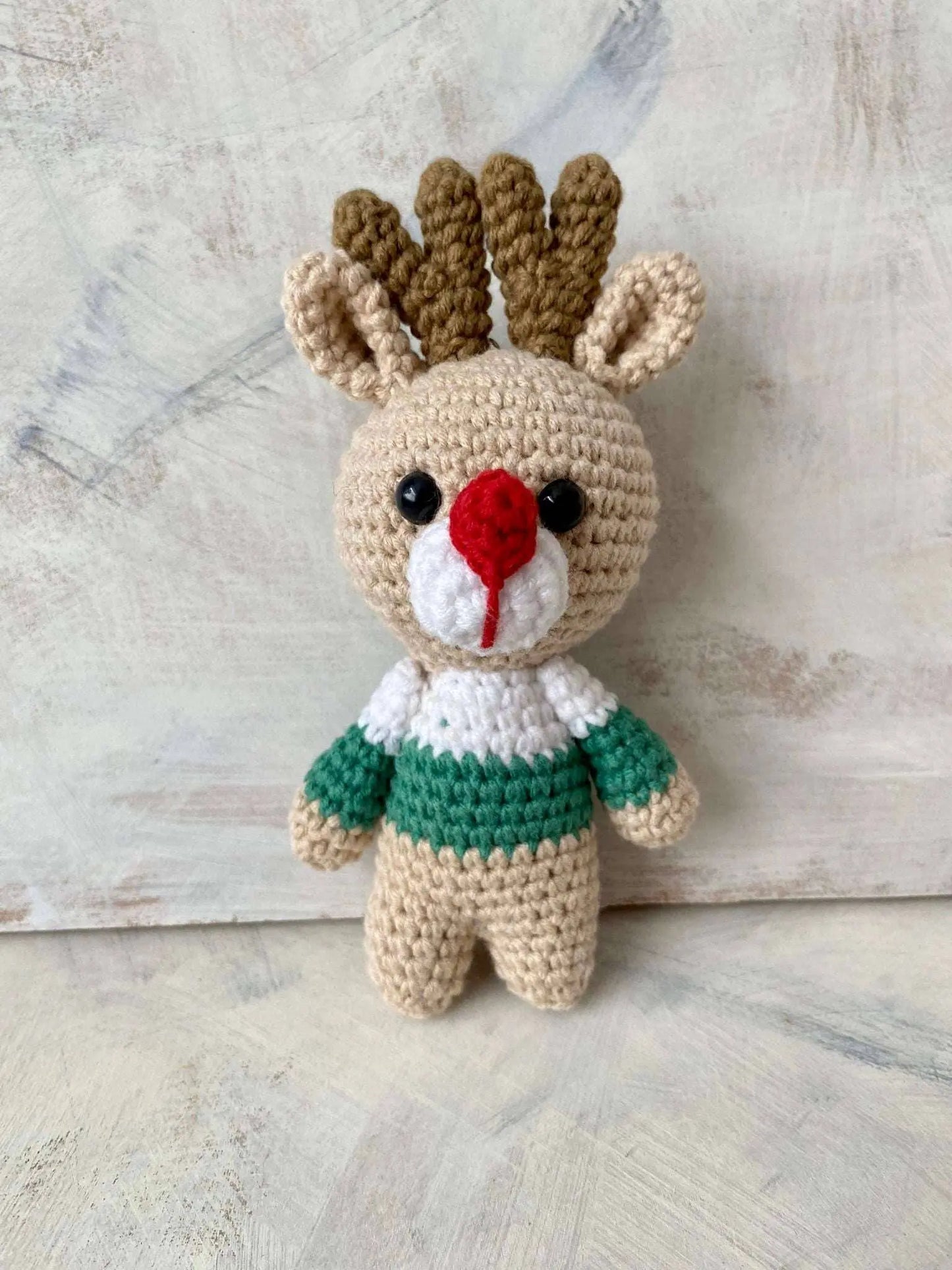 Crochet Cute Deer Keychain Joy Gift London