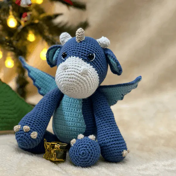 Crochet Cute Dragon Toy Joy Gift London