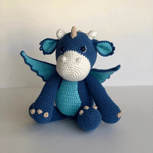 Crochet Cute Dragon Toy Joy Gift London