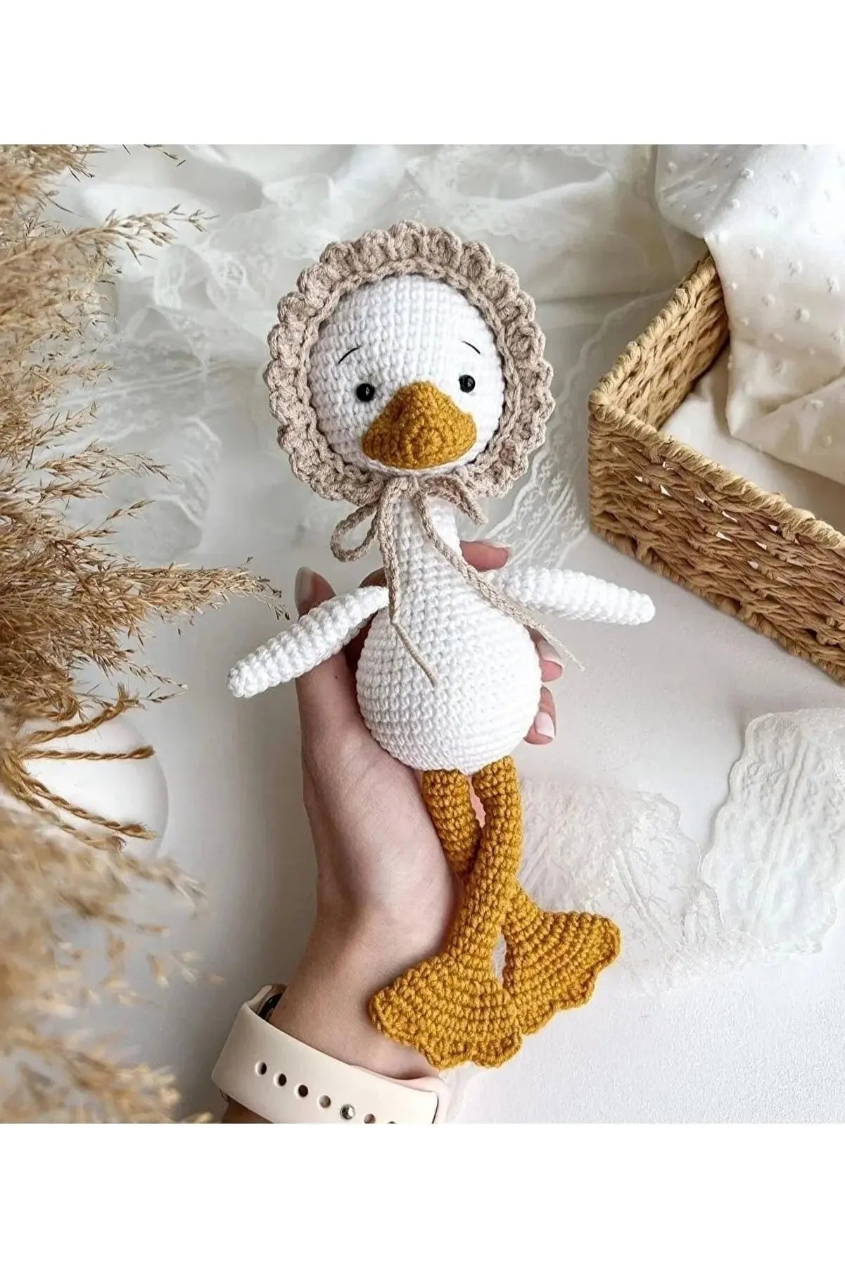 Crochet Cute Duck Toy Joy Gift London