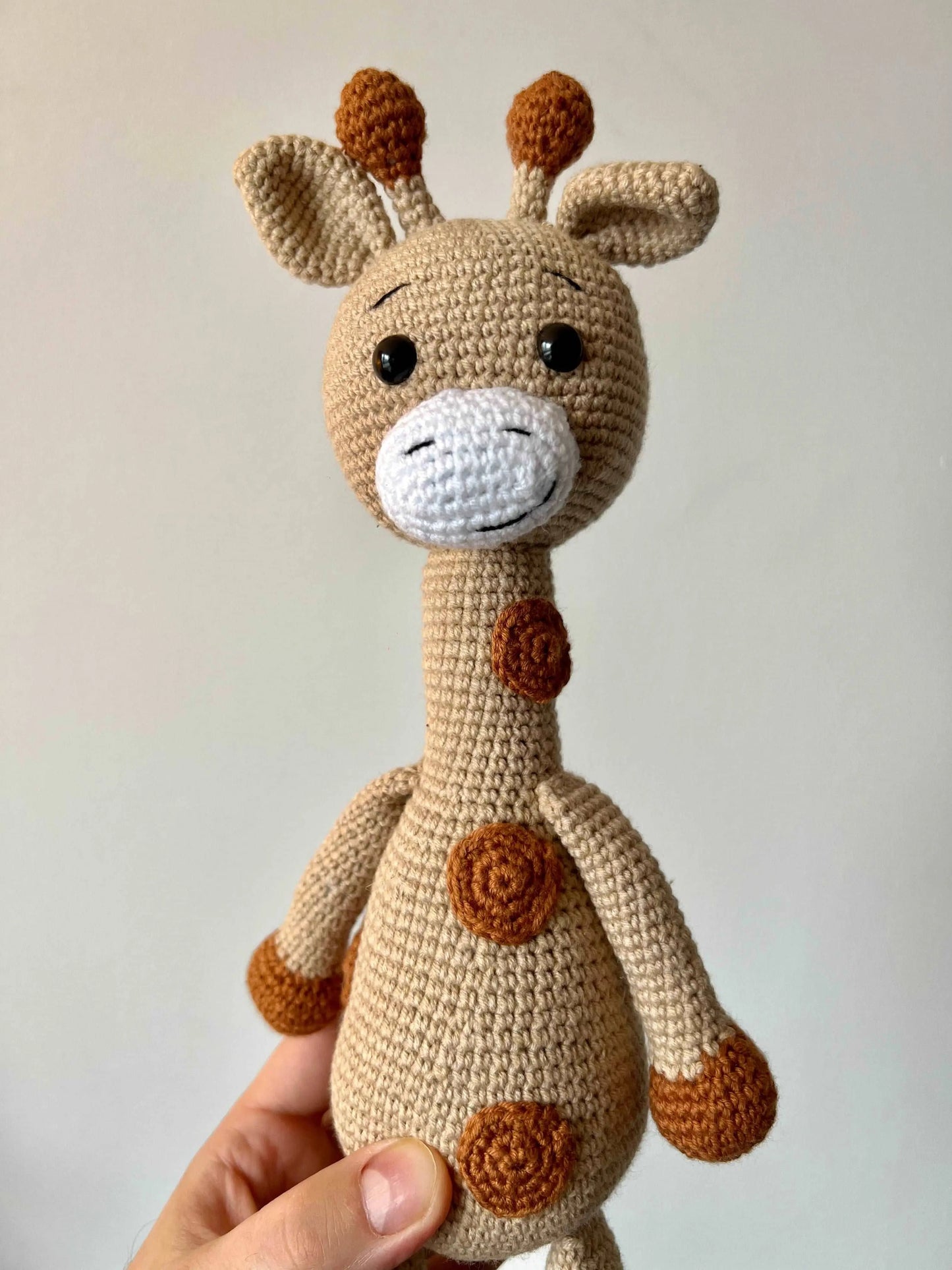 Crochet Cute Giraffe Toy Joy Gift London