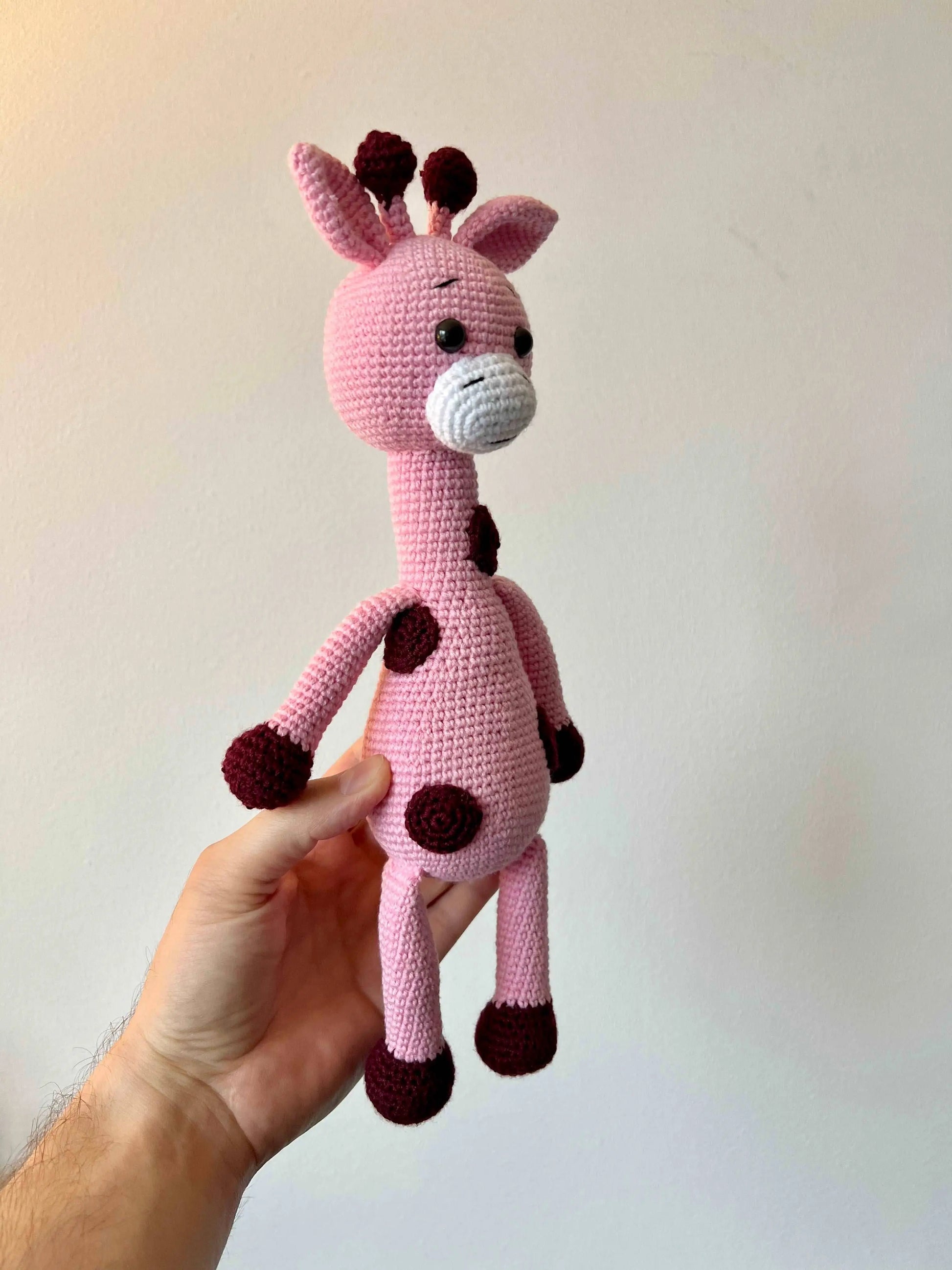 Crochet Cute Giraffe Toy Joy Gift London