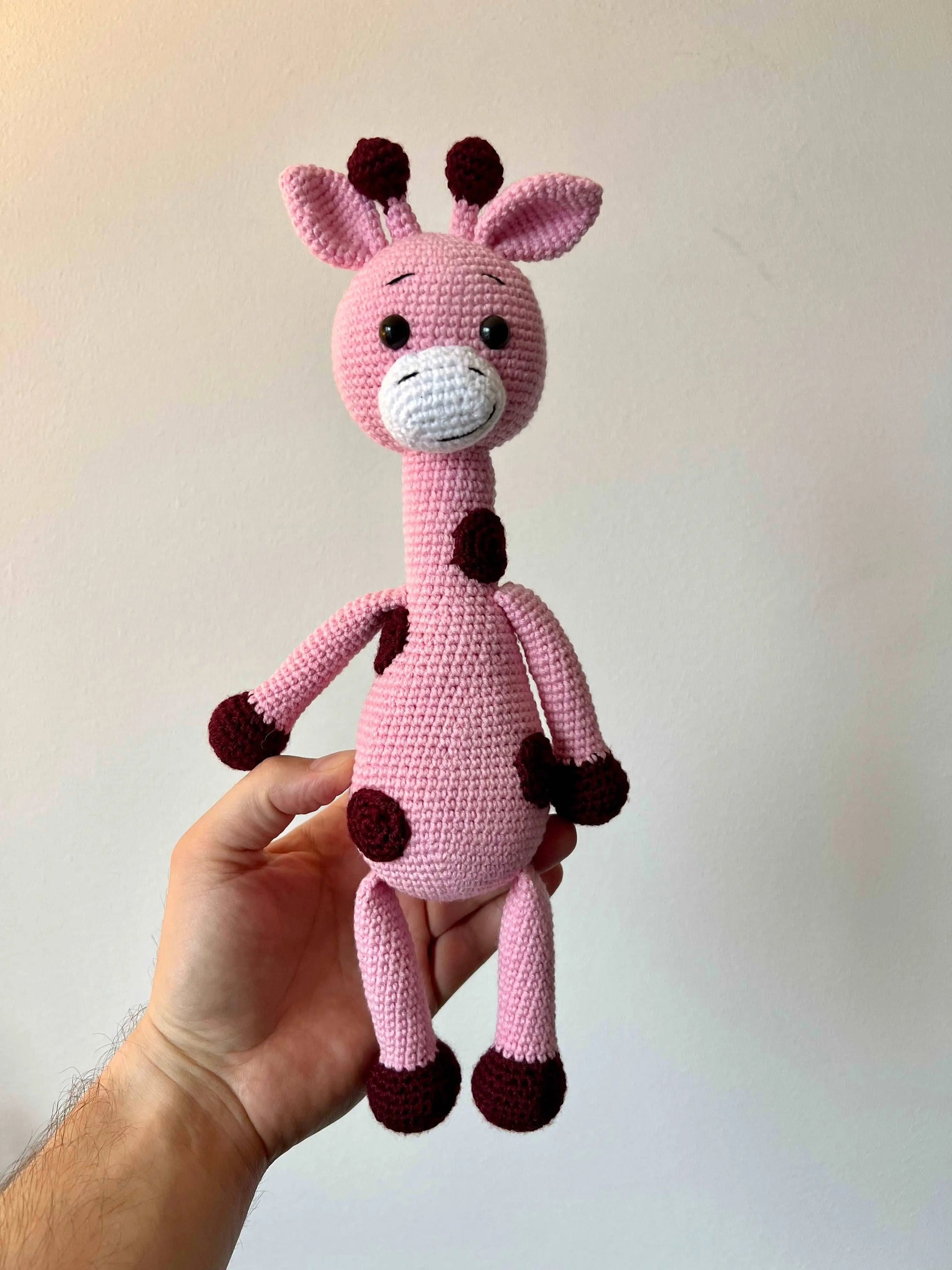 Crochet Cute Giraffe Toy Joy Gift London