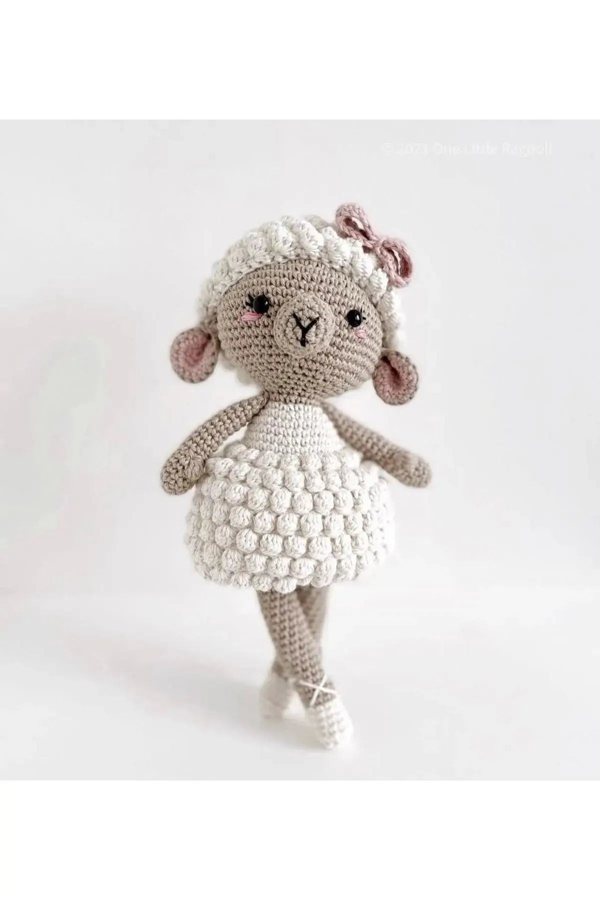 Crochet Cute Lamb Toy Joy Gift London