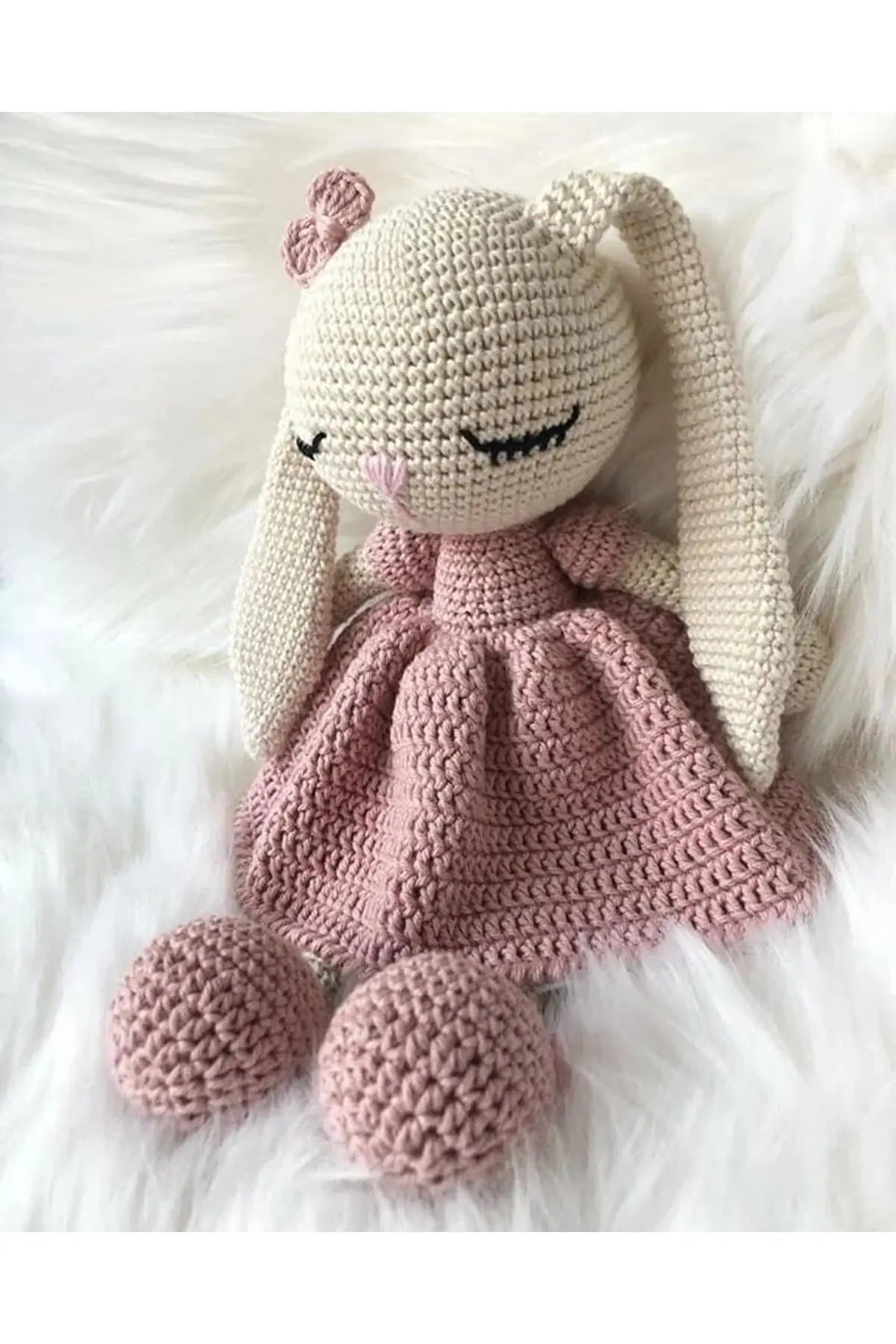 Crochet Cute Long Ear Rabbit Toy Crochet Joy Gift London Limited 