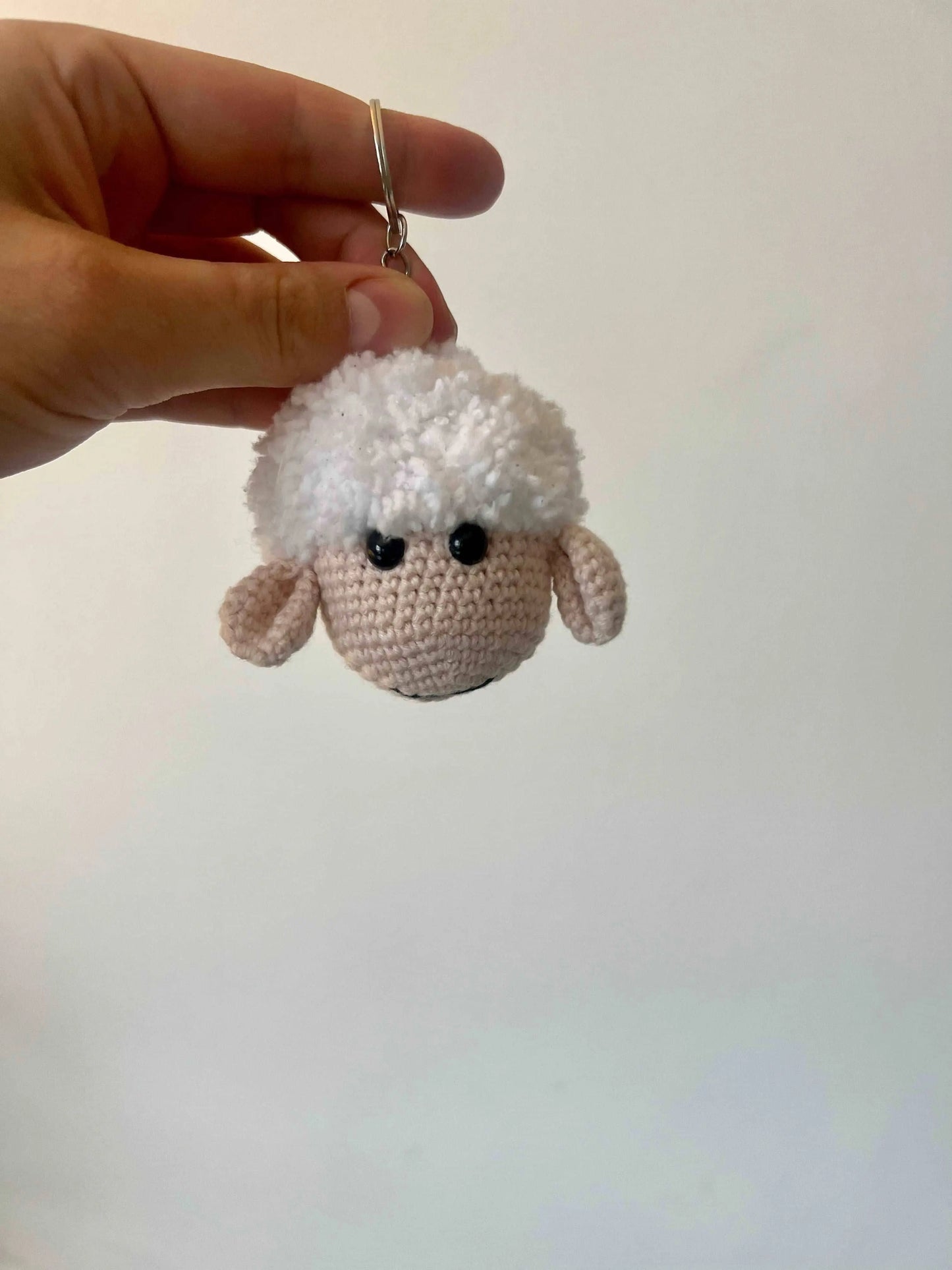 Crochet Cute Sheep Keychain Joy Gift London