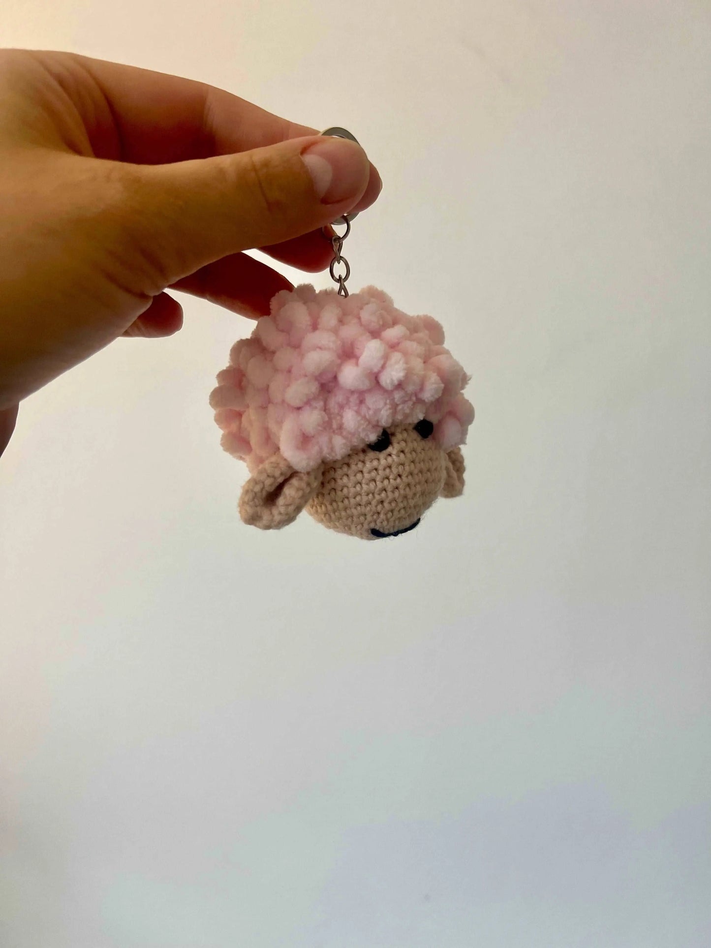 Crochet Cute Sheep Keychain Joy Gift London