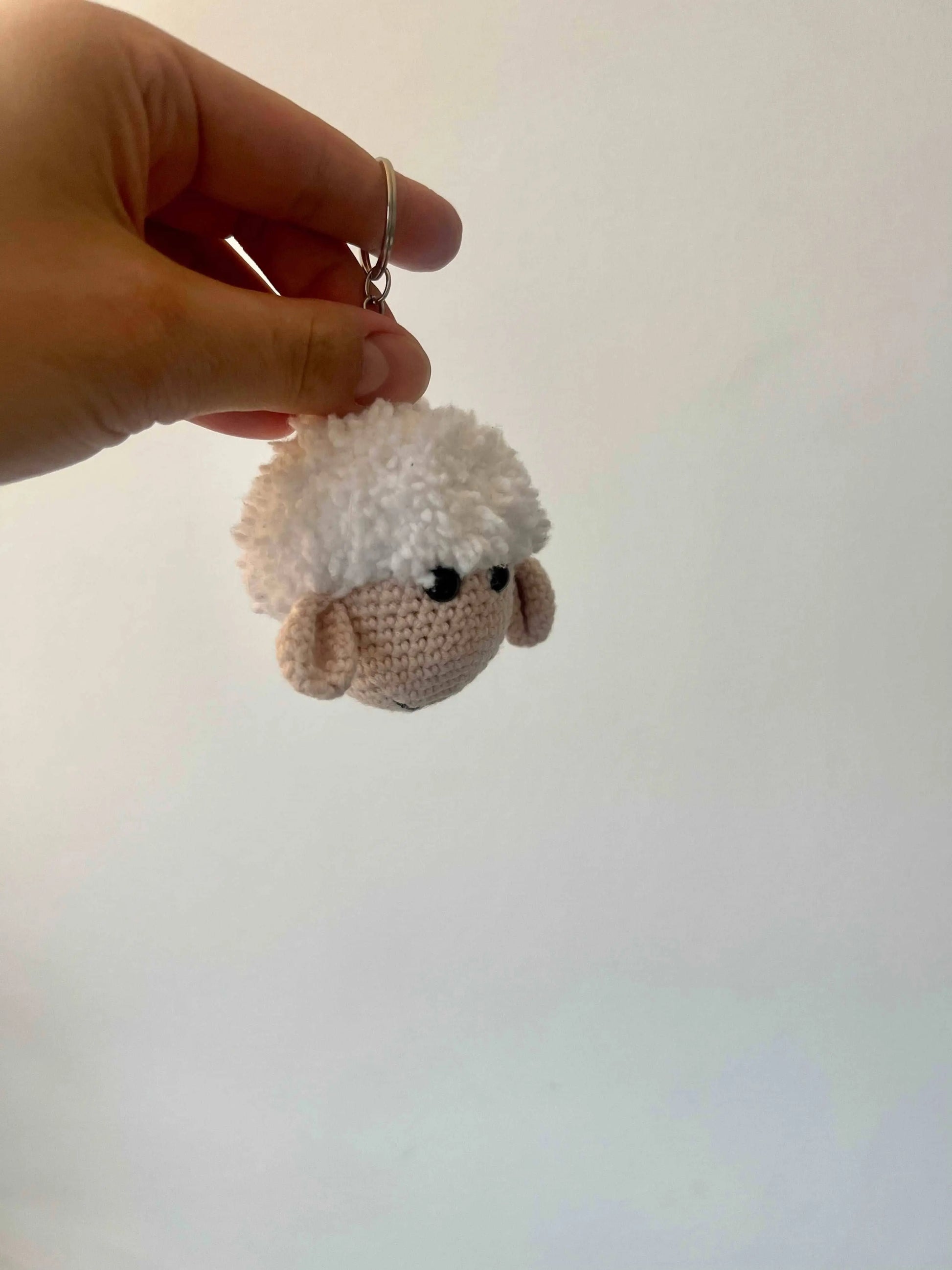 Crochet Cute Sheep Keychain Joy Gift London