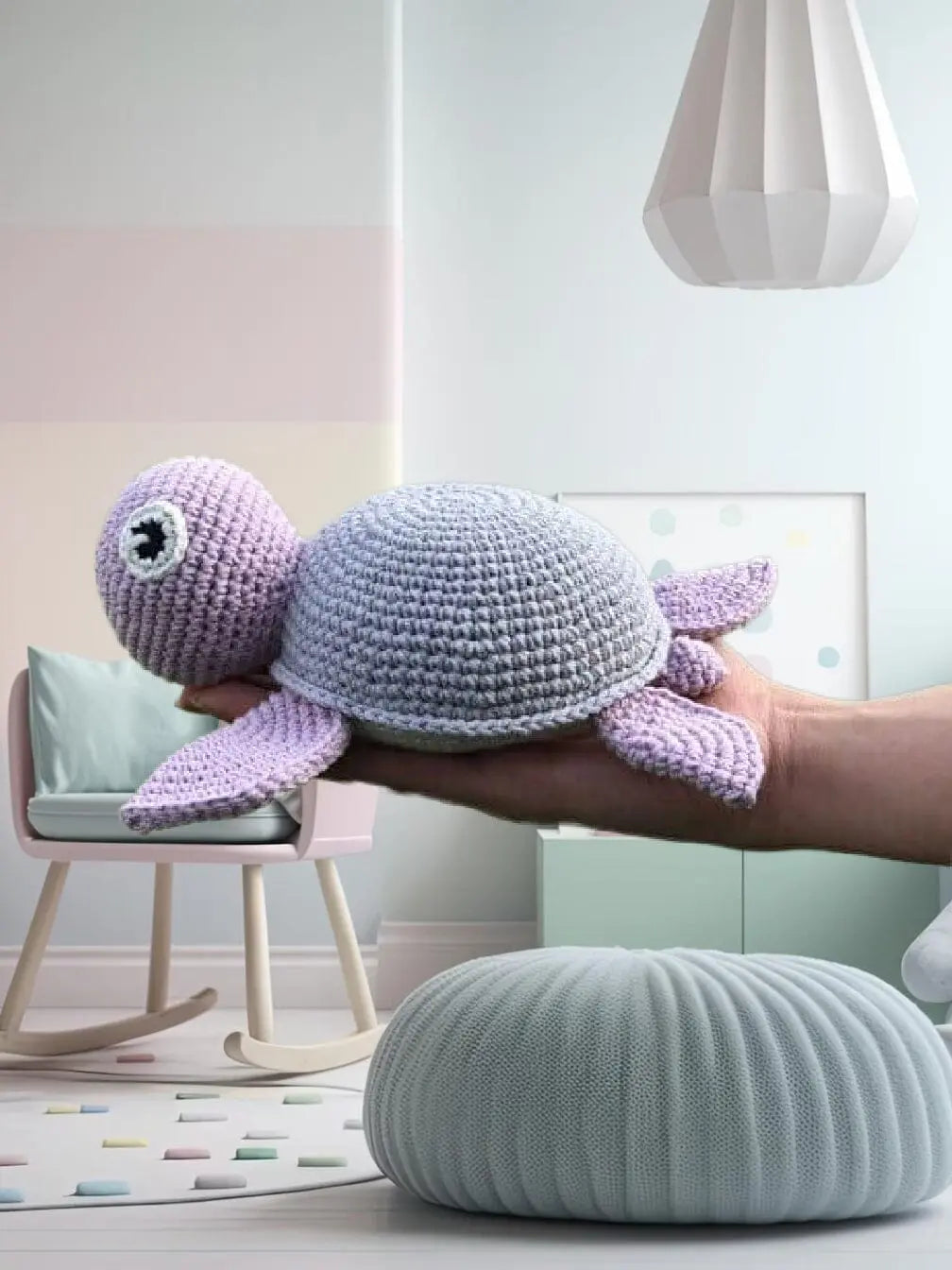 Crochet Cute Turtle Crochet Joy Gift London Limited Purple 