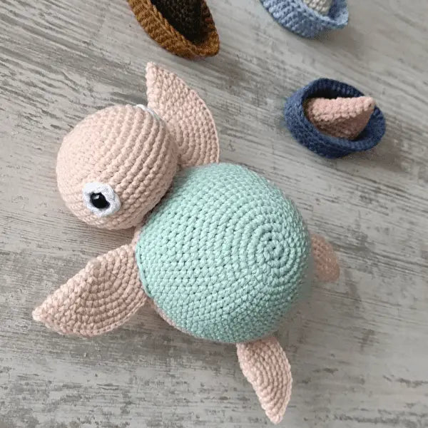 Crochet Cute Turtle Joy Gift London